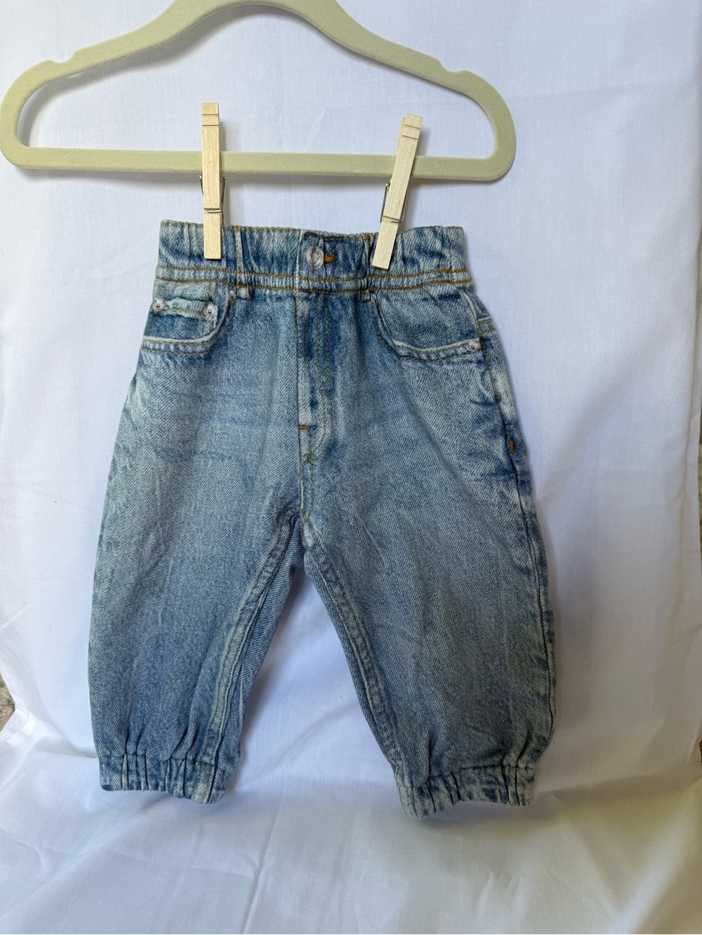 rag & bone Light Blue Kids Denim Jogger Pants